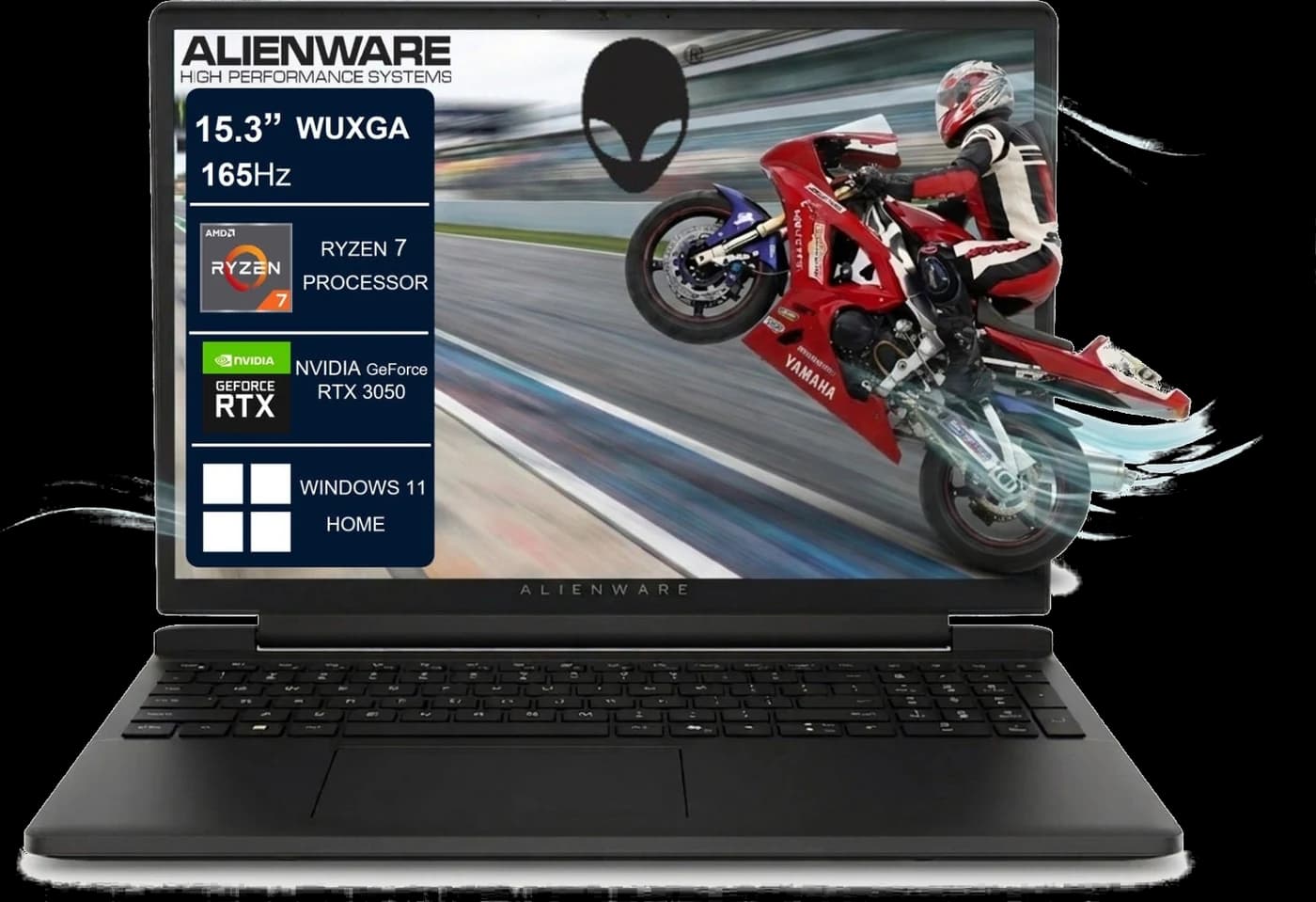 Dell Alienware 15 Gaming RTX 3050 Ryzen 7 (Refurbished)