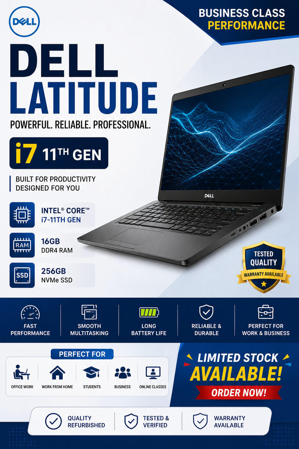 Dell 7320 intel i7-11th Genration